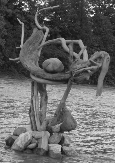 das auge im fluss...